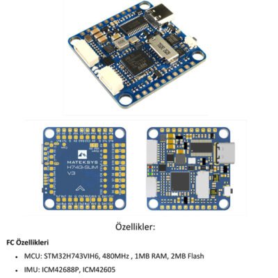 Mateksys Matek H743 Slim V3 30.5×30.5mm Flight Controller - Image 5